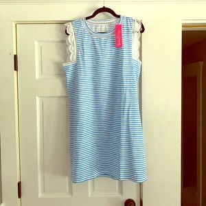 Lilly Pulitzer blue striped dress